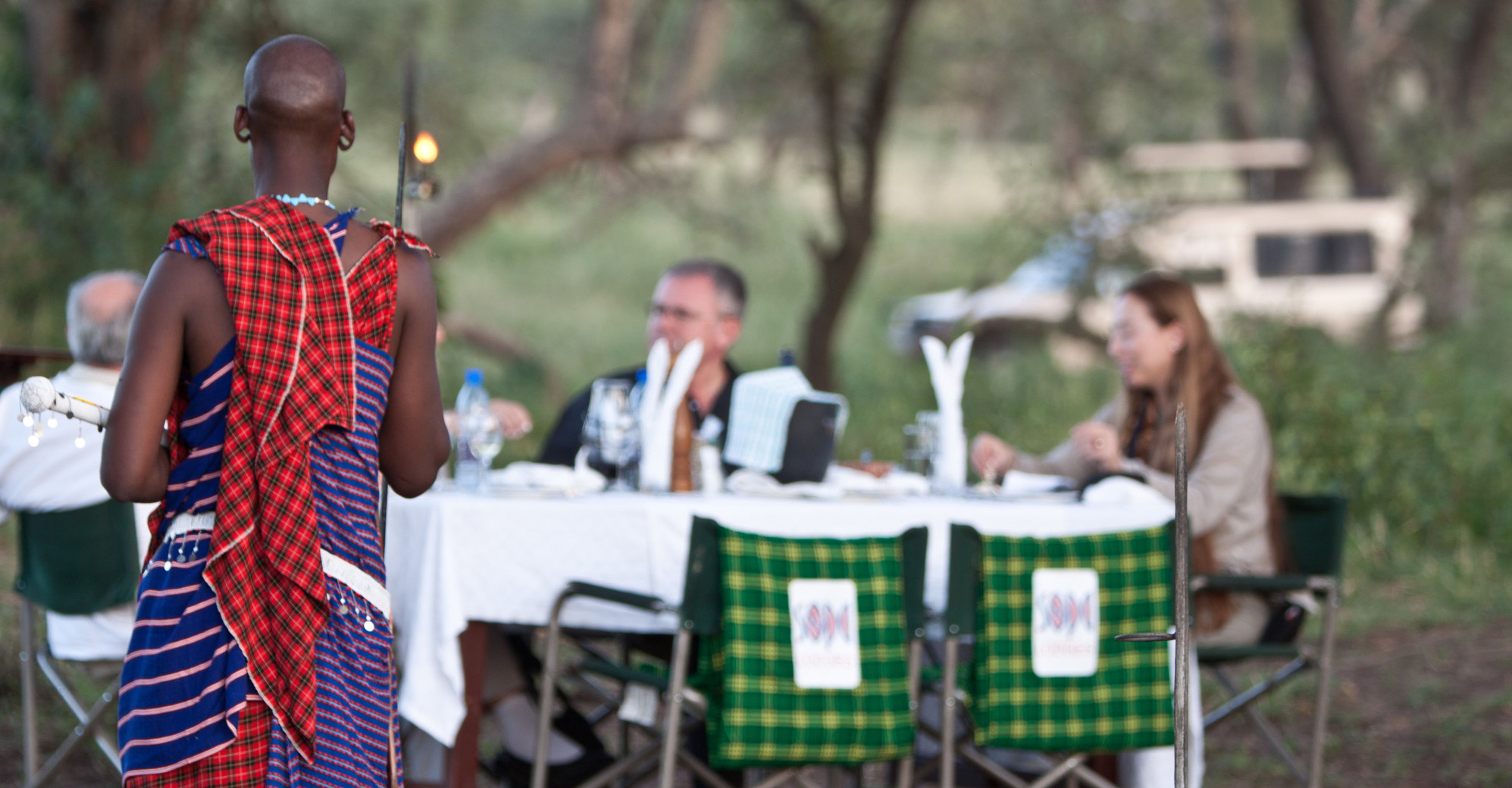 bush lunch Africa Sky Safari J&H travel & tours